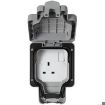 Picture of MK Electric Socket 1 Gang Switched DP IP66 Masterseal Plus 13A Grey | K56486GRY