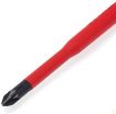 Picture of CK Screwdriver Slim Pozidriv VDE Dextro VDE PZ2x125mm Molybdenum-Vanadium Steel | T49243-2