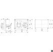 Picture of Gewiss UK Socket Horizontal Interlocked 2P+E IB Range 32A 380V | GW66018