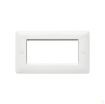 Picture of MK Electric Frontplate 4M Euro White | MB184WHI