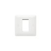 Picture of MK Electric Frontplate 1M Euro White | MB181WHI