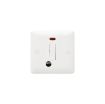 Picture of MK Electric Connection Unit 1 Gang Unswitched Fused with Neon & Flex 13A White | MB1030WHI