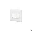 Picture of MK Electric Switch Small Rocker 3 Gang 2 Way 10AX White | MB4863WHI