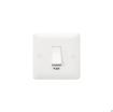 Picture of MK Electric Switch Push 1 Gang Small Rocker 10A White | MB4868WHI