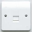 Picture of MK Electric Socket 1 Gang Telephone Master Logic Plus White | K422WHI