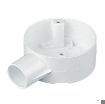 Picture of Marshall-Tufflex Circular Box Terminal 1 Way 20mm White PVC | 2MRB2WH