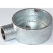 Picture of Barton Engineering Circular Box Terminal 1 Way Small Box of 10 25mm Malleable Iron Galvanised | M181GLV25