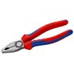 Picture of KNIPEX Tools UK Pliers Combination Multi Component Grip Handles 180mm Black Atramentized | 0302180SB