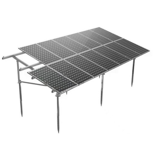 Picture of Enerack 18 Panel Ground Solar Mounting System (Portrait) 2x9 Panels | 1762x1134x30mm