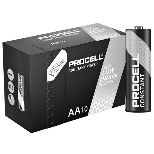 Picture of Duracell Procell Constant AA LR6 Batteries | Box of 10