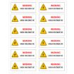 Picture of Set of SEAI compliant PV Warning Labels