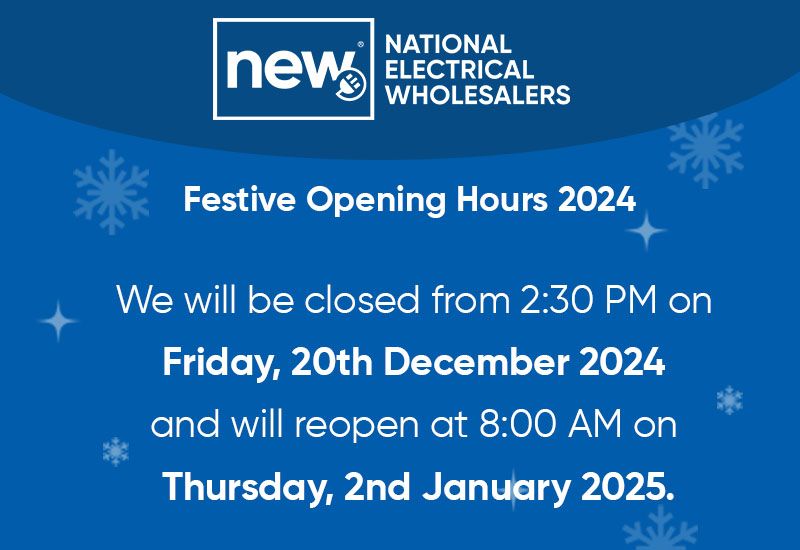 NEW Festive Opening Hours (ALL BRANCHES)