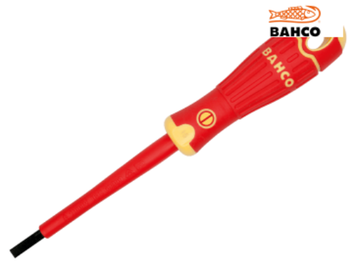 Picture of Bahco BAH196030100 BAHCOFIT Insulated Slotted Screwdriver 3.0 x 100mm