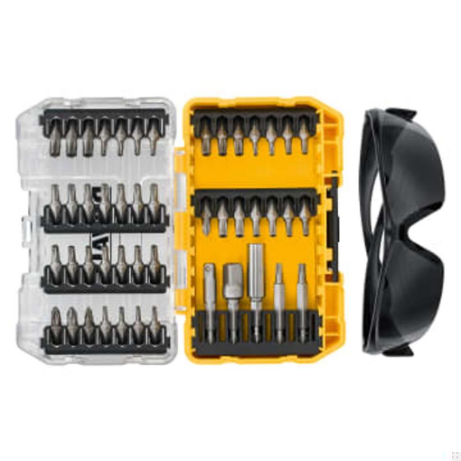 Picture of DeWalt DEWDT70704QZ DT70704 Screwdriving Set, 47 Piece + Safety Glasses