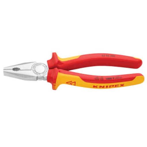 Picture of Knipex KPX0306200 VDE Combination Pliers 200mm