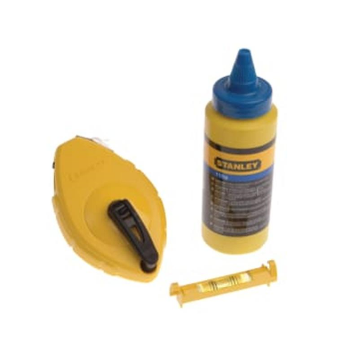 Picture of Stanley STA047443 Chalk Line 30m, Blue Chalk & Level