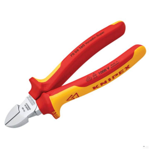 Picture of Knipex KPX7006160 VDE Diagonal Cutter 160mm