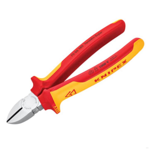 Picture of Knipex KPX7006180 VDE Diagonal Cutter 180mm