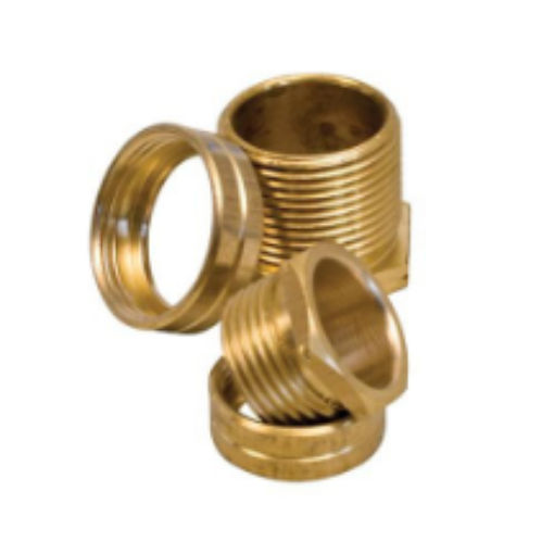 Picture of CED Bush Male Short 1.1/2in Brass | CF1.5MBBS