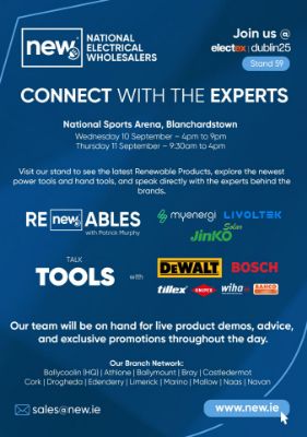 NEW @ Electex Dublin September 2025 NEW @ Electex Dublin September 2025