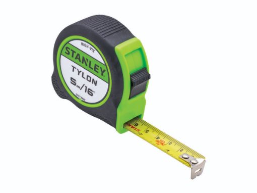 Picture of STANLEY Hi-Viz Tylon Tape 5m (16ft)
