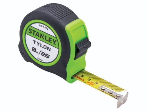 Picture of STANLEY Hi-Viz Tylon Tape 8m (26ft)
