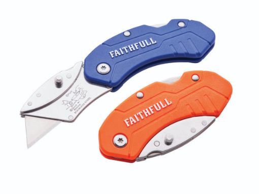 Picture of Faithfull Folding Hi-Vis Utility Knife
