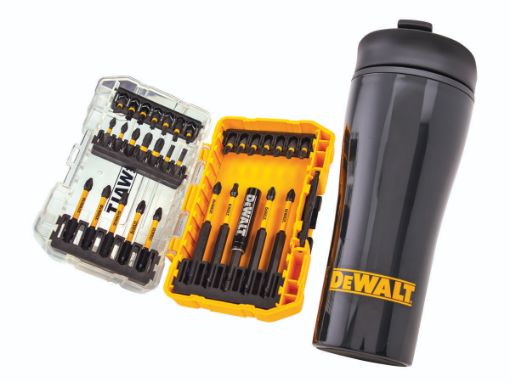 Picture of DeWalt 32 Piece FlexTorq Bit Set & Travel Mug