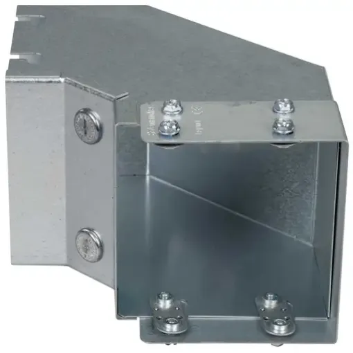 Picture of 100 x 100mm, 90* Bend In/Out Galvanised Trunking Lid