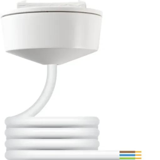 Picture of Hager 3 Pin Plug In Ceiling Rose 2m DCA Rate 0.75 Flex Lead