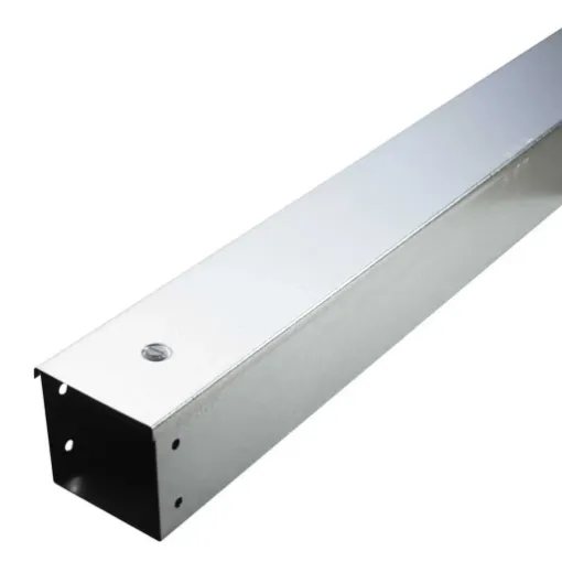 Picture of 50 x 50mm Trunking with Lid and Coupler – 3m Length