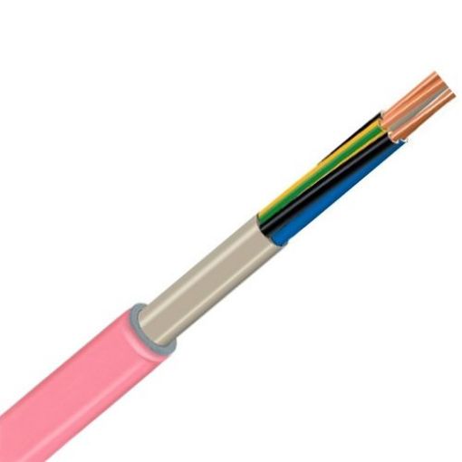 Picture of 4 Core 1.5mm² Flexible Cable – Brown / Blue / White / Green-Yellow