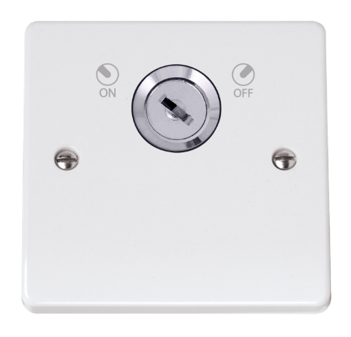 Picture of Click 20A DP 1 Gang Plate Key Lockable Switch