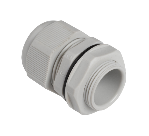 Picture of Metric Cable Glands IP68 25mm knock out 10-18mm grey