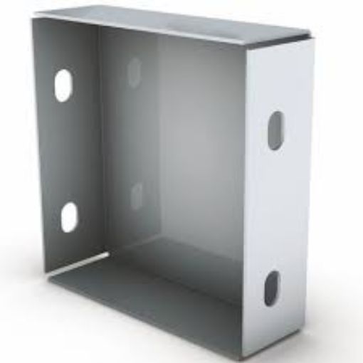 Picture of QuickFix 100 x 100mm Pre-Galvanised Trunking Blank End