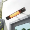 Picture of Forum ZR-37444-BLK Flint Wall Mounted Patio Heater with Bluetooth Speaker - Black