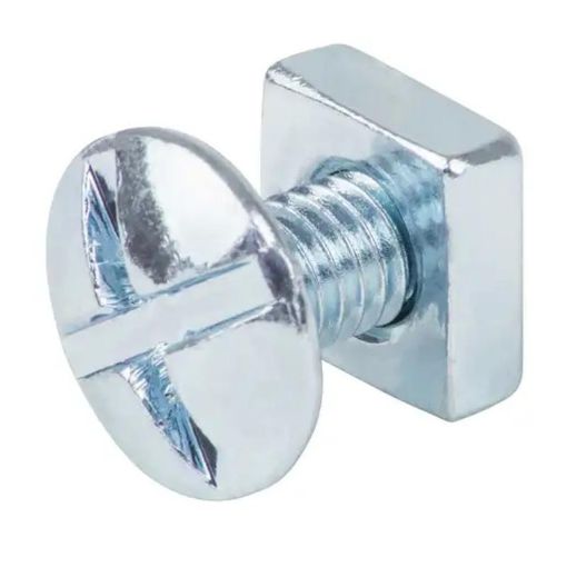 Picture of Olympic Fixings M6 x 8 Roofing Nuts and Bolts BZP