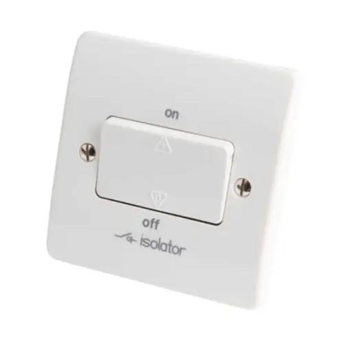 Picture of MK - Logic Plus 10A Triple Pole Fan Isolator Switch White