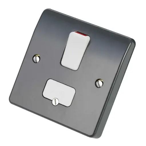 Picture of MK - Logic Plus 13A DP Switched Fused Spur with Flex Outlet Graphite
