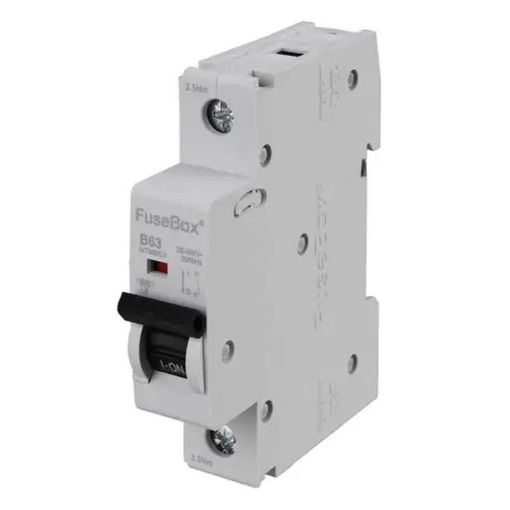 Picture of Fusebox - 63A Single Pole 6kA B Curve MCB