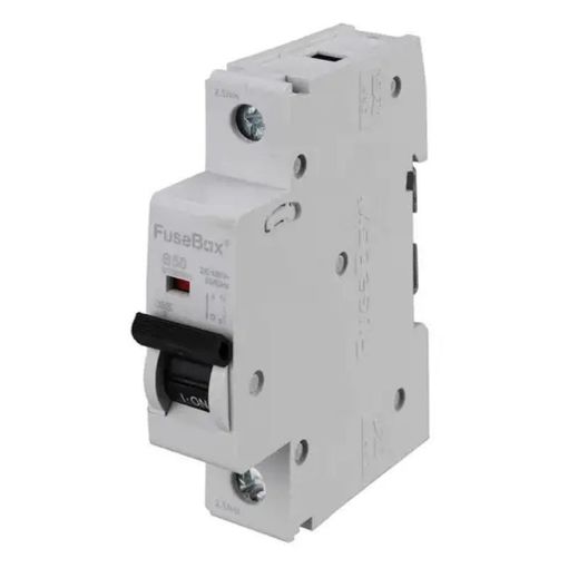 Picture of Fusebox - 50A Single Pole 6kA B Curve MCB