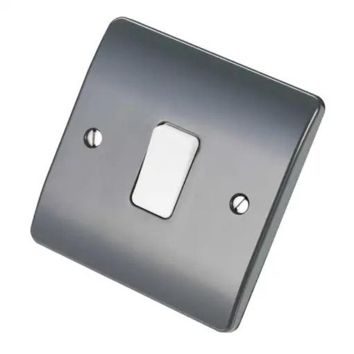 Picture of MK - Logic Plus 10A 1 Gang 2 Way Light Switch Graphite