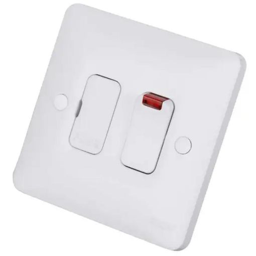 Picture of Hager - Sollysta 13A DP Switched Fused Spur with Neon White