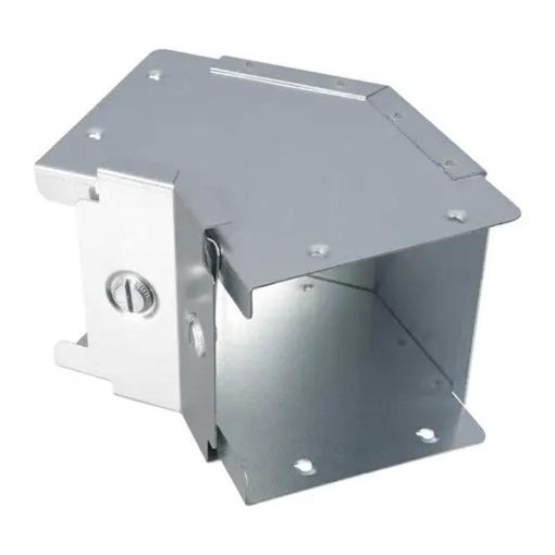Picture of Unitrunk 100mm x 100mm 45° Inside Lid Bend for Galvanised Steel Trunking