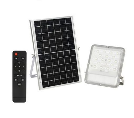 Picture of ENER-J 50W Solar LED Floodlight with 12W Solar Panel 1100lm