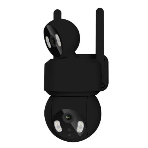 Picture of ENER-J 4MP Dual Lens Smart Wi-Fi Outdoor Dome Camera IP65 Black