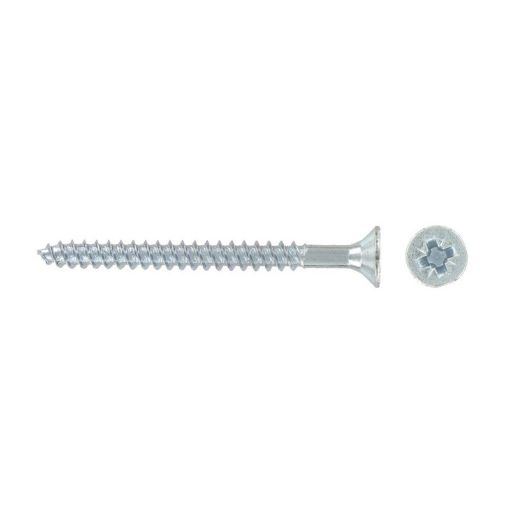 Picture of Deligo Woodscrew Pozi Countersunk BZP 8 x 2 1/2" (Pack of 200)