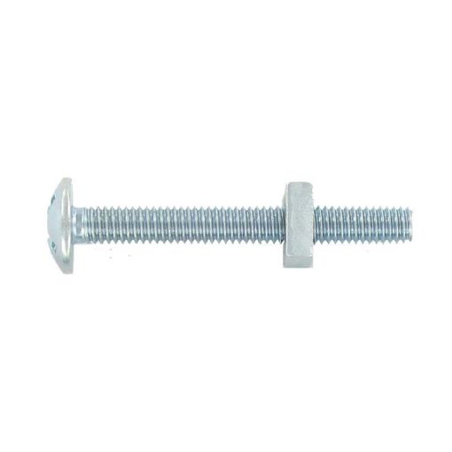 Picture of Deligo Roofing Nut & Bolt BZP M6 x 12 (Pack of 200)