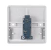 Picture of Click Mode 10AX 1 Gang 1 Way Plate Switch Polar White