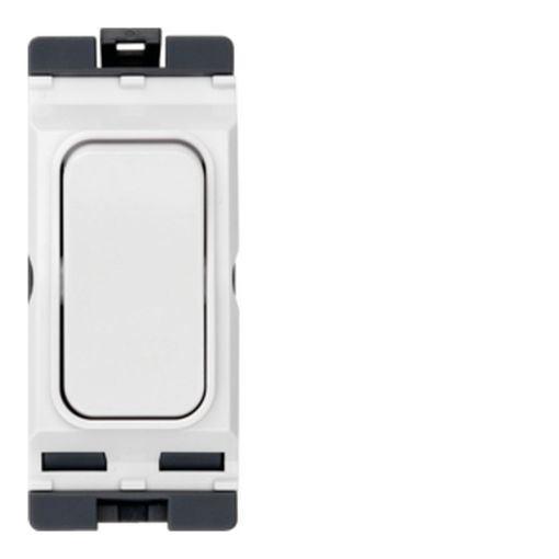 Picture of Hager 20AX Part M 2 Way Single Pole White Insert Switch